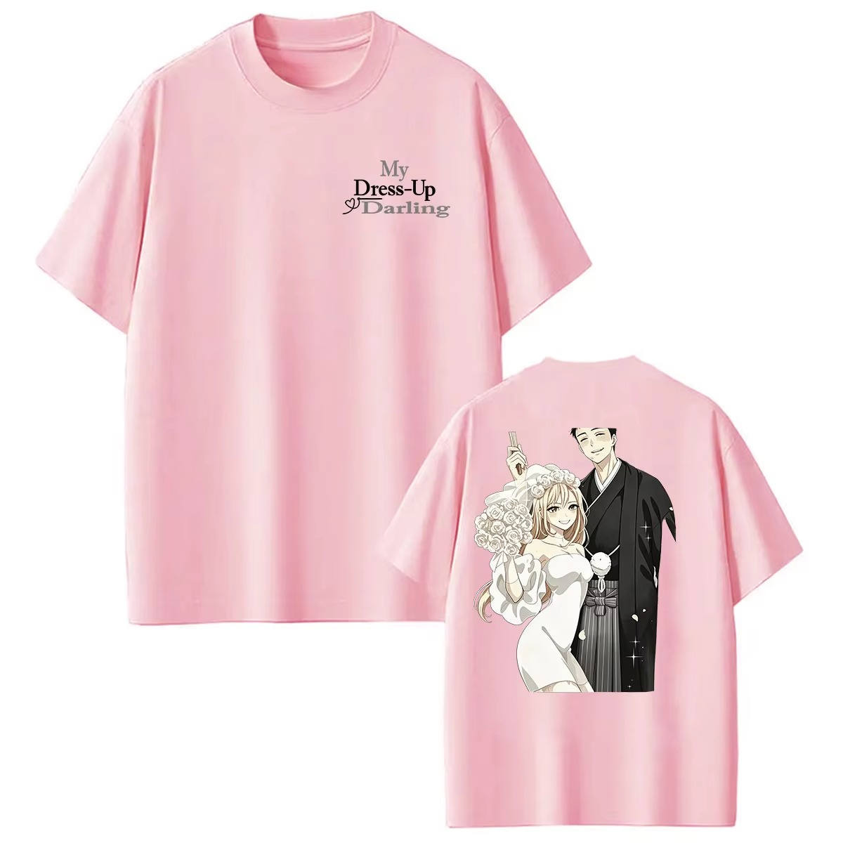 Mens Fashion Dress Shirts - Wyprzedaż! Koszulka Anime My Dress-Up Darling
