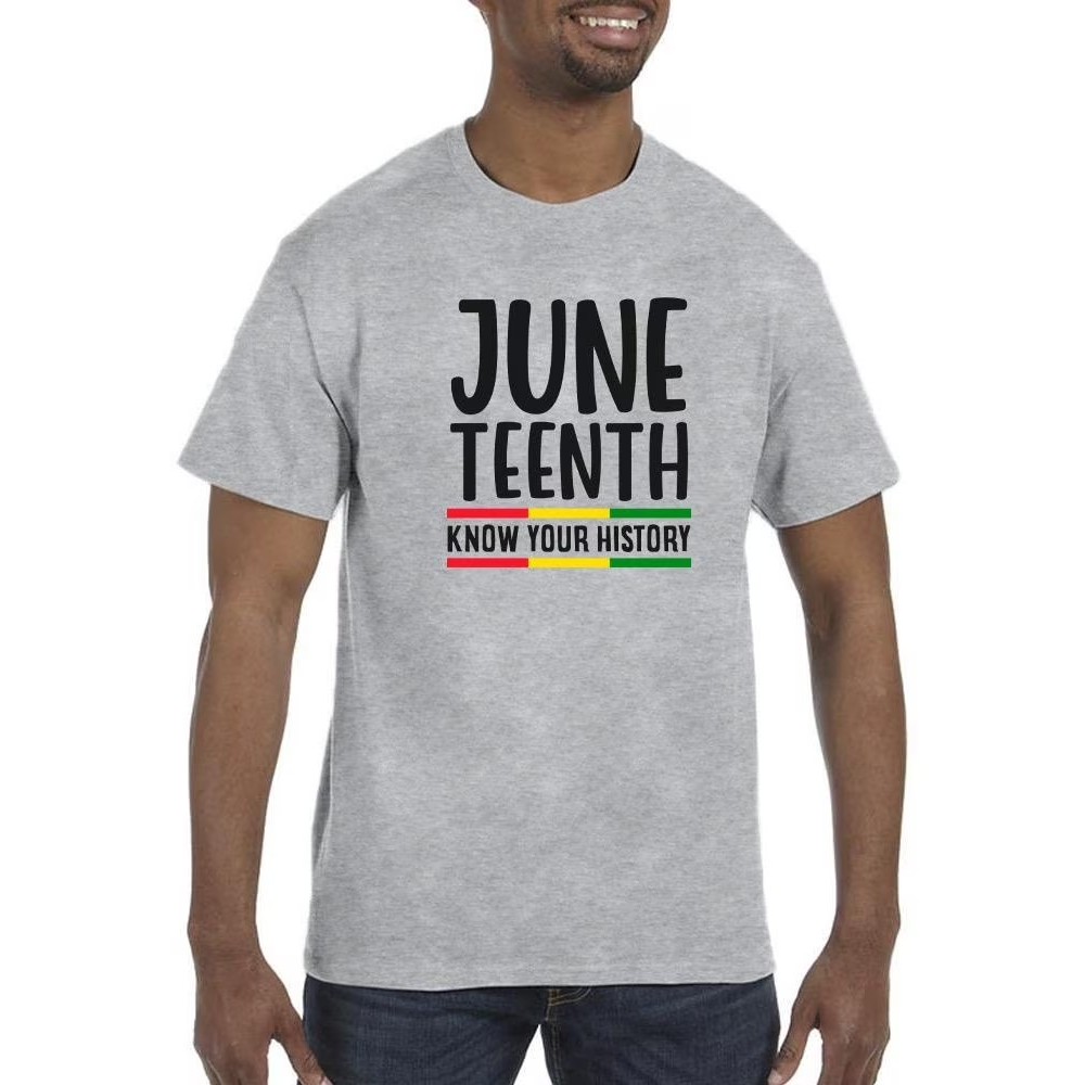 Men'S Fashion History - Koszulka męska z grafiką Juneteenth Know