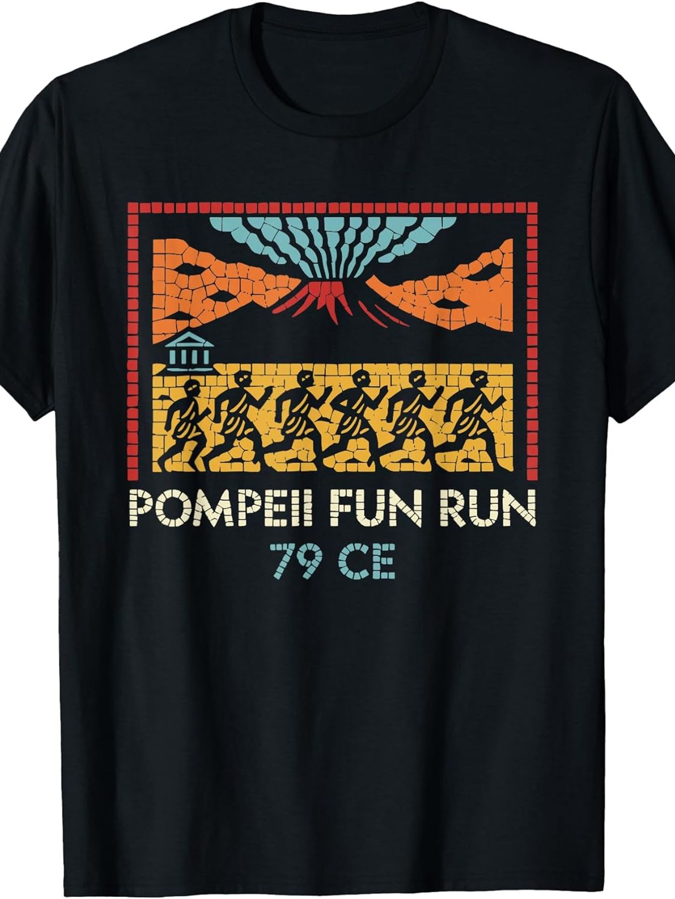 Men'S Fashion History - Koszulka Pompeii Fun Run 79 CE