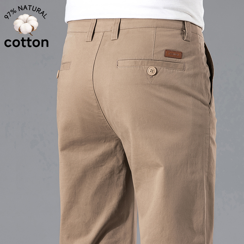 Chino Pants Men - Odzież Markowa Wiosna Lato Męskie Casualowe