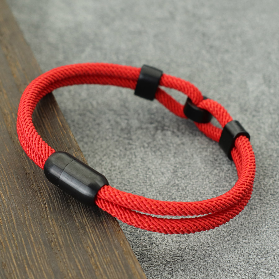 Milan Men'S Fashion - Klasyczna męska bransoletka Milan Rope ze