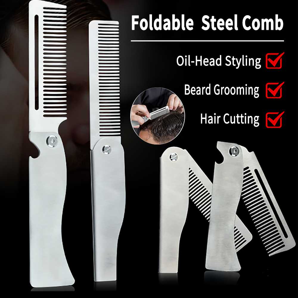 Men Fashion Hair Style - Nowy Typ 1/2 SZT. Przenośne Stalowe