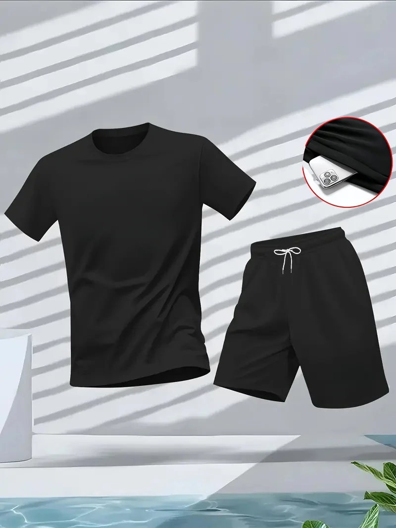 Mens Fashion Workwear - Męski garnitur 2-częściowy, modny, wygodny zestaw