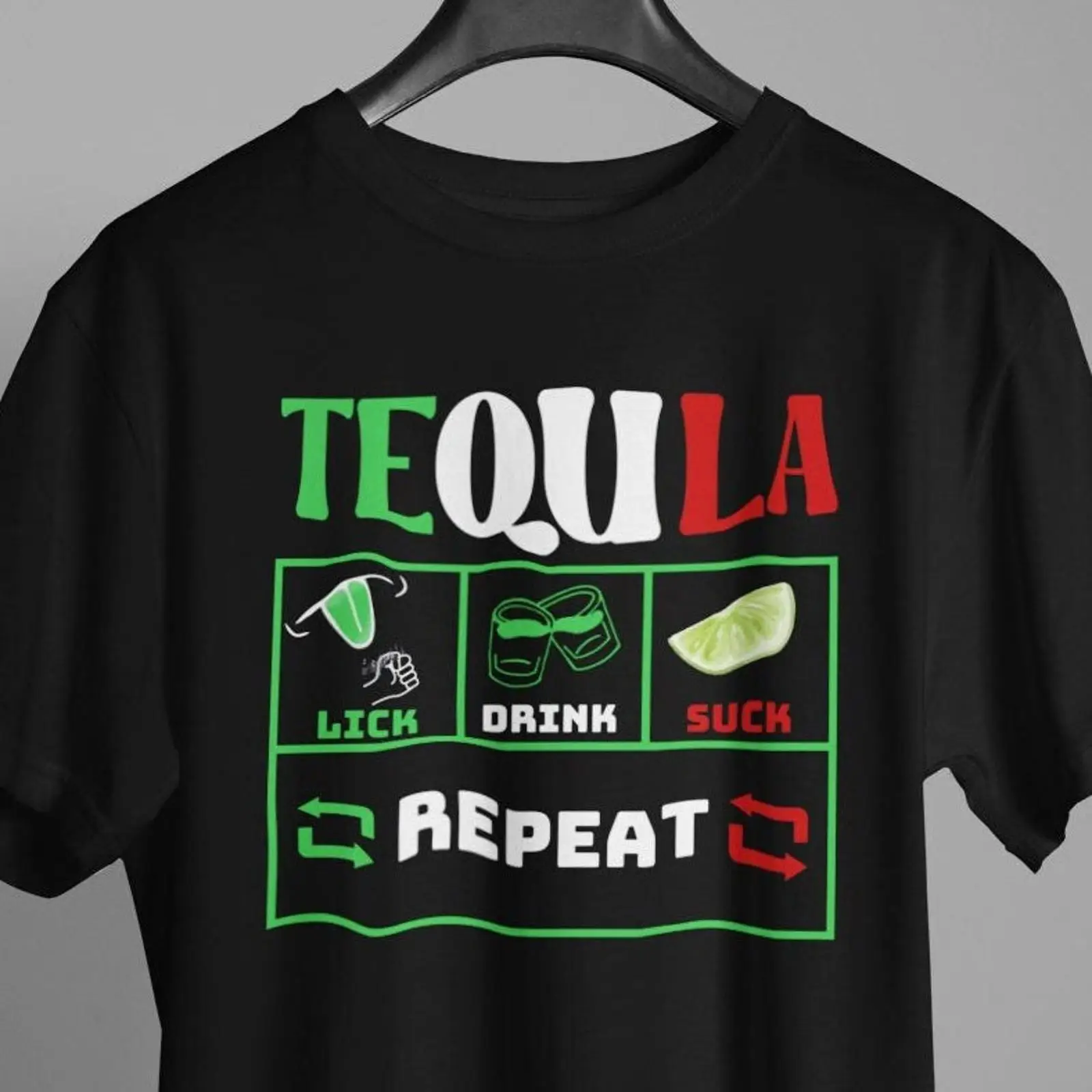 Men'S Fashion Night Out - Koszulka z motywem tequili, na wieczór