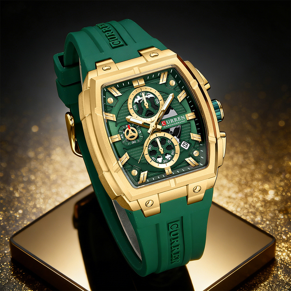 Fashion Mens Watches - CURREN Luksusowy Zegarek Męski Vintage Sportowy