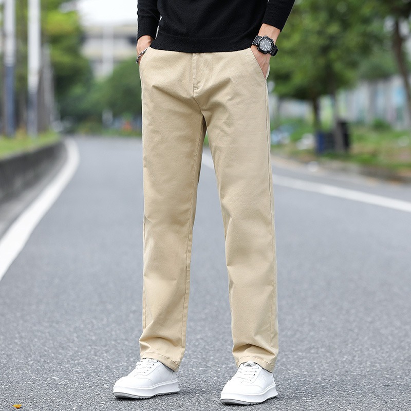 Chino Pants Men - Męskie spodnie chino o prostym kroju,
