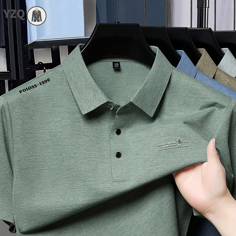 Mens Fashion Young - Męska koszulka polo z krótkim rękawem,