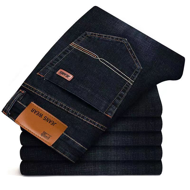 Men'S Fashion Nova Jeans - Męskie jeansy proste, moda męska 2025,