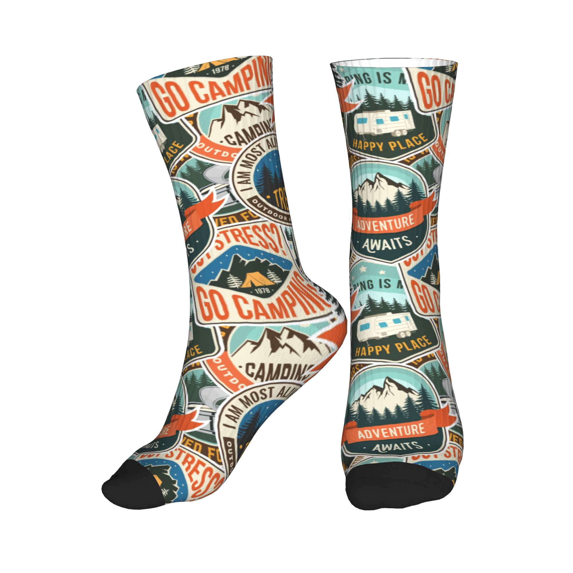 Men Fashion Vintage - Męskie skarpety w stylu vintage z