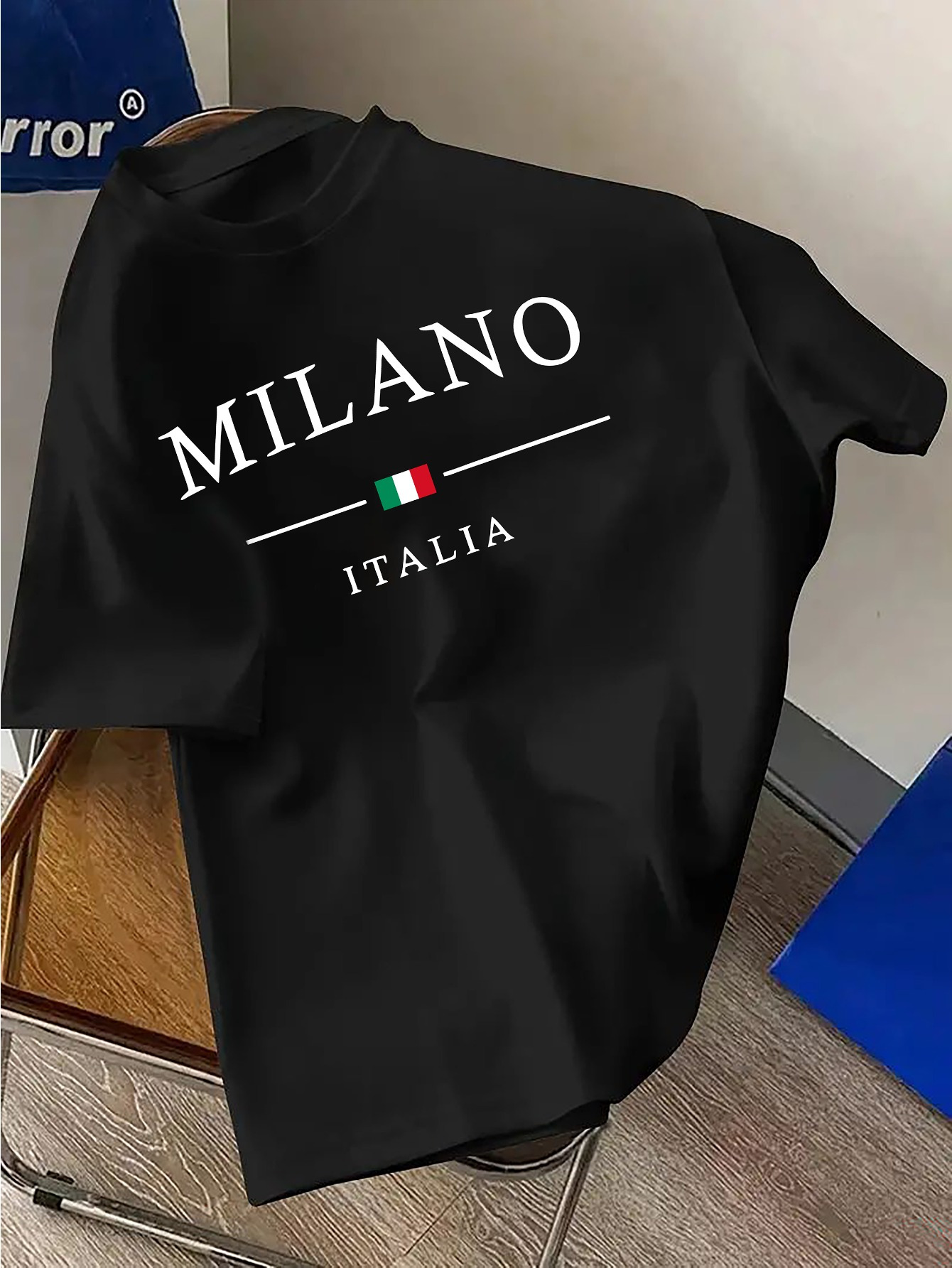 Milan Men'S Fashion - Męska koszulka z krótkim rękawem, wykonana
