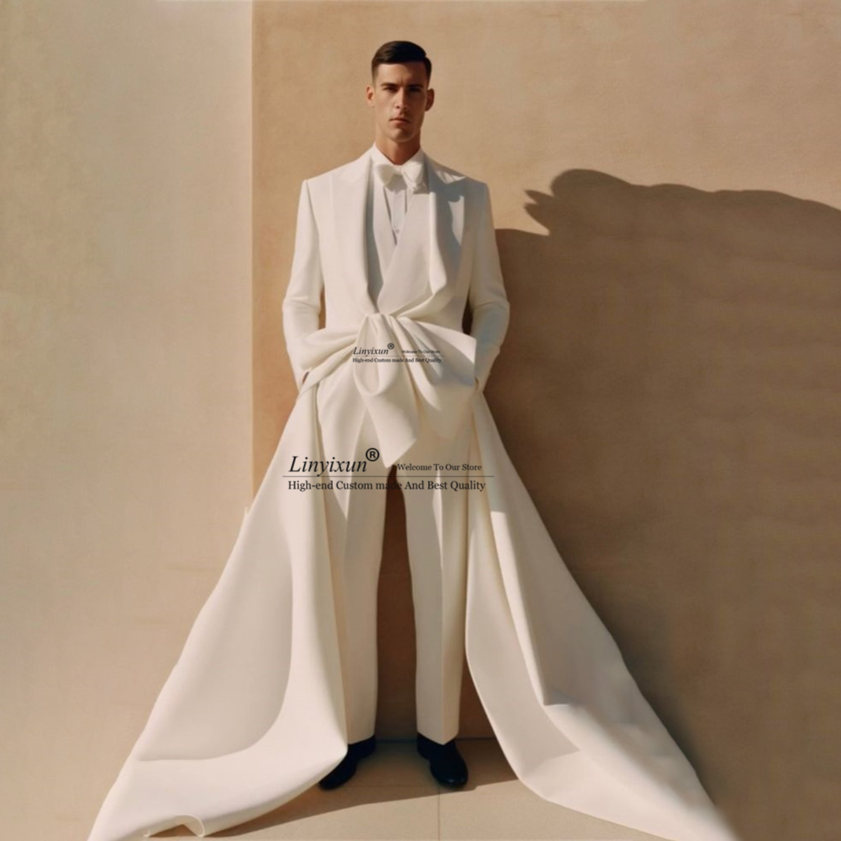 Mens Fashion Trajes - Modne garnitury ślubne dla mężczyzn Smokingi