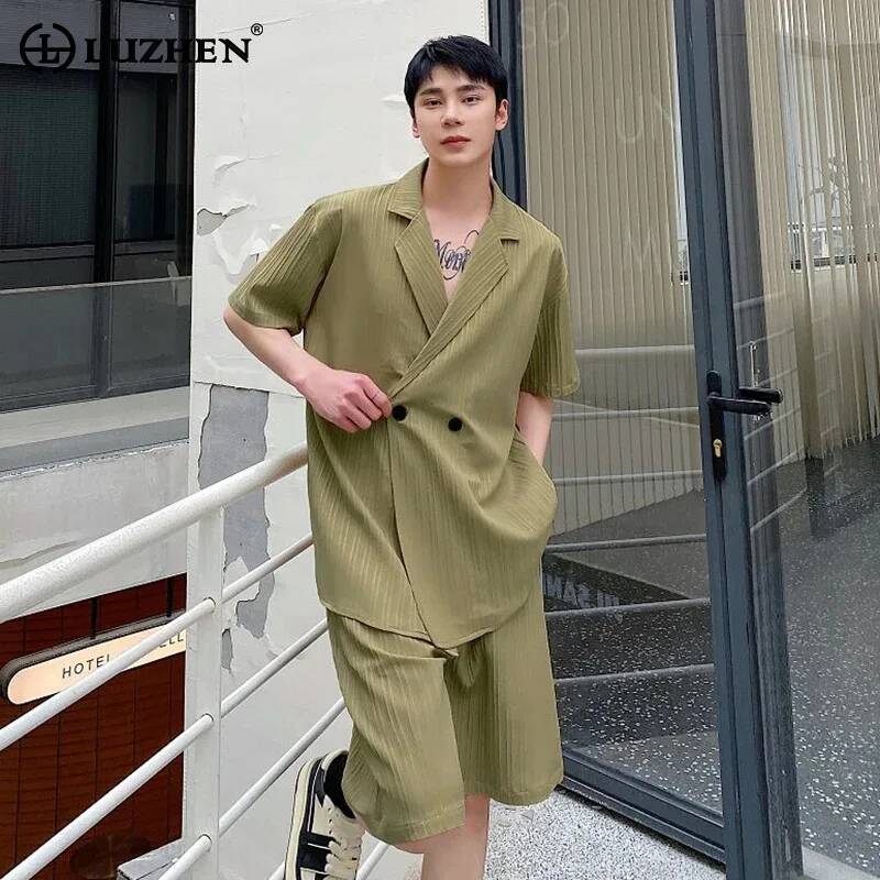 Men'S Fashion For Summer 2026 - LUZHEN Przystojne Męskie Komplety Letnie 2026,