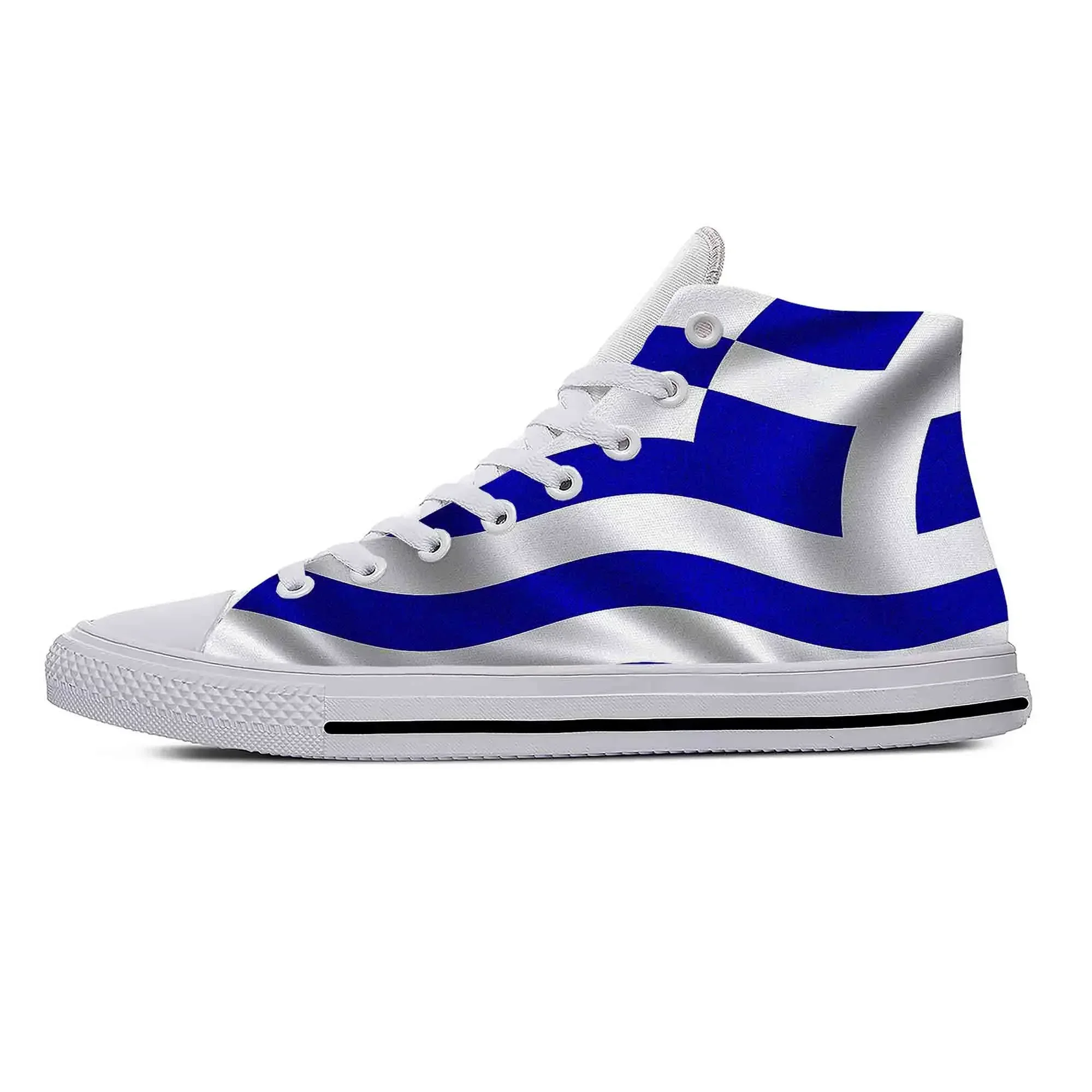 Men'S Fashion Greece - Greckie buty sportowe z flagą Grecji,