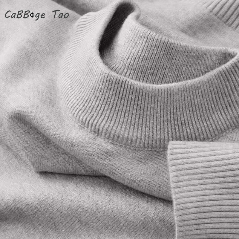 Turtleneck Sweater Men - Jesienny nowy męski sweter z golfem
