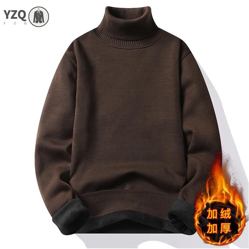 Turtleneck Sweater Men - Męska odzież dresowa, wysokiej jakości dzianinowy