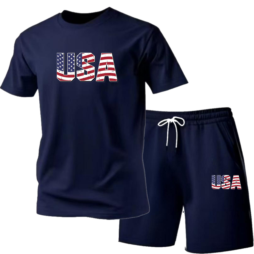 Men'S Fashion For Summer 2026 - Męski Nowy Zestaw Ubrań Ulicznych w