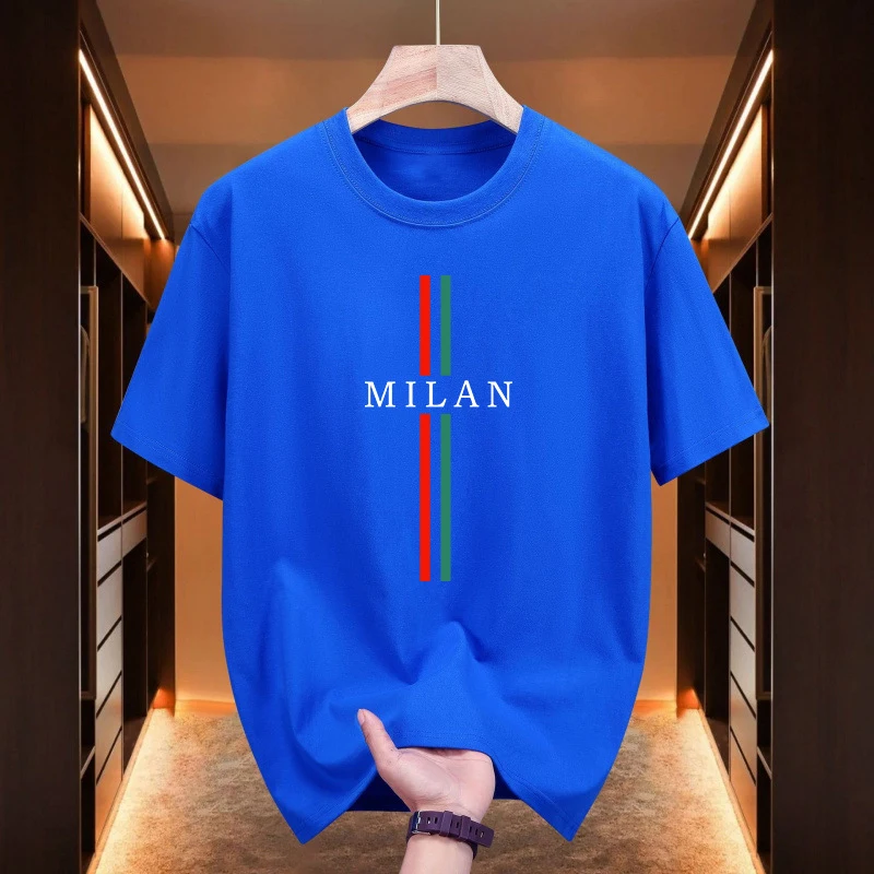 Milan Men'S Fashion - Letnia moda Milan Męskie bawełniane koszulki