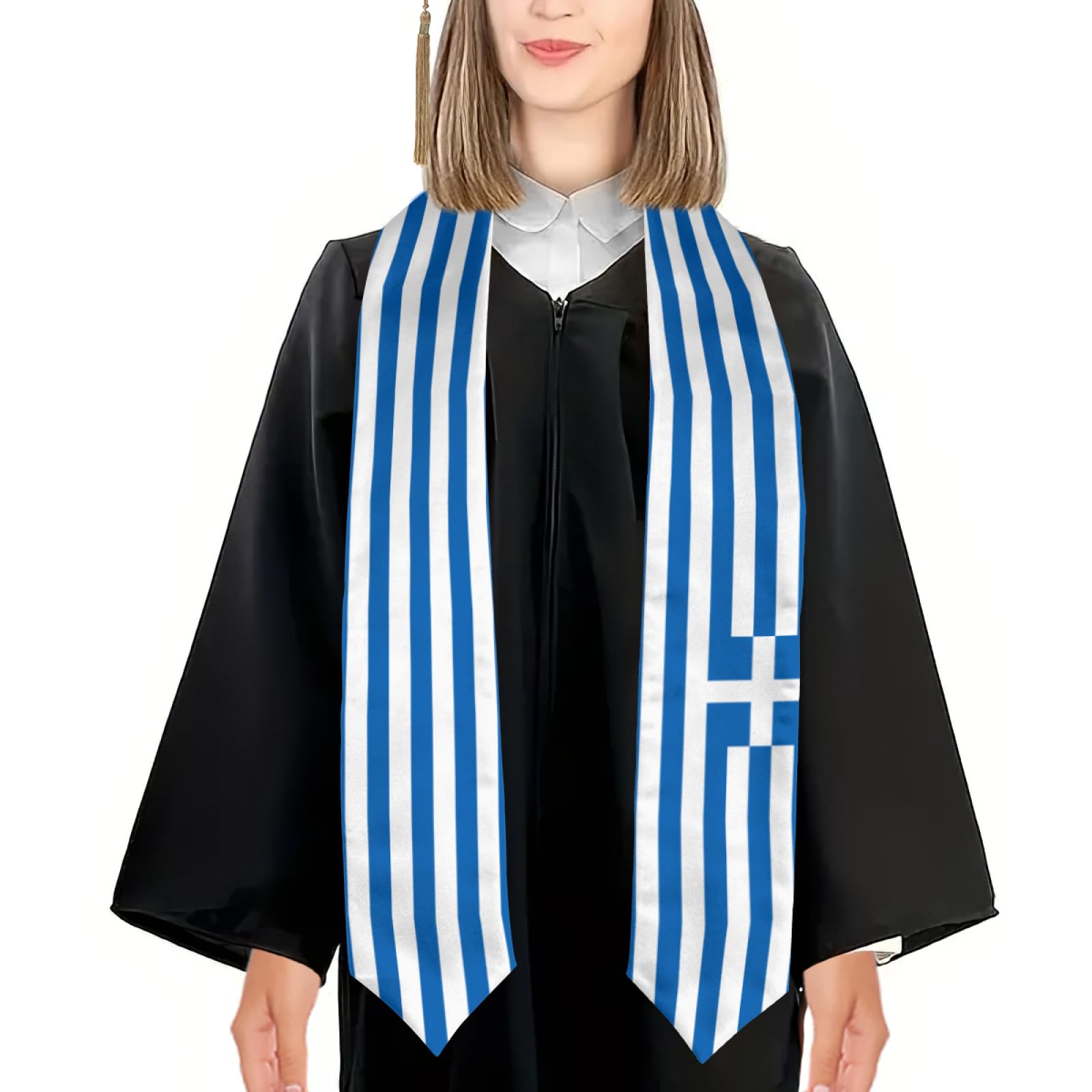 Men'S Fashion Greece - Flaga Grecji 2025, grecka szarfa absolwenta,