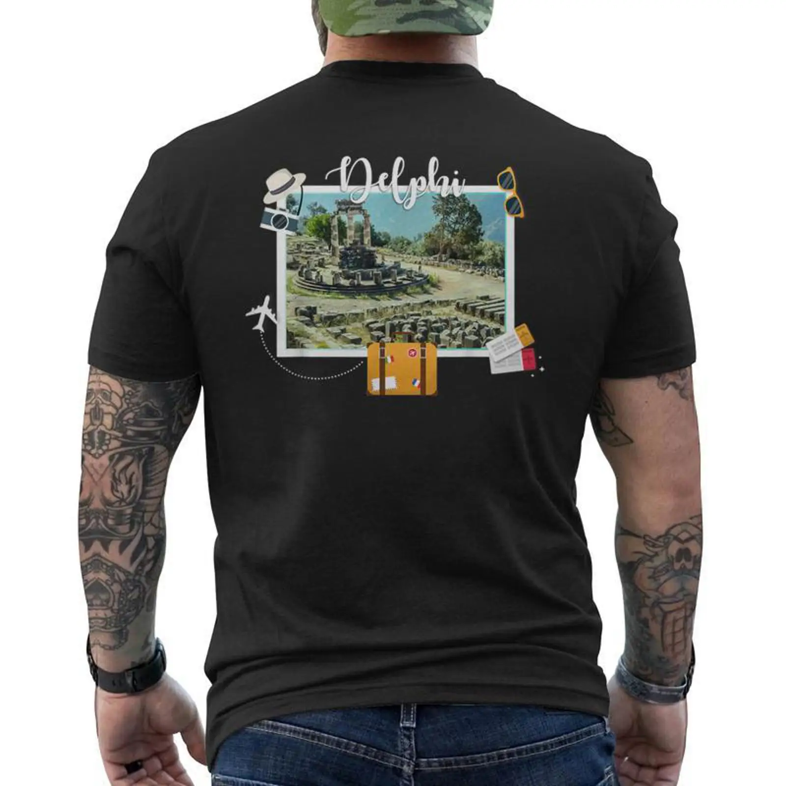 Men'S Fashion Greece - Grecja Pamiątka Wakacje Podróż Delphi Męska
