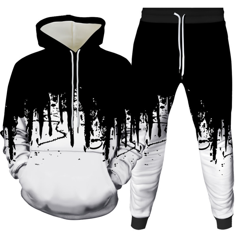 Men'S Fashion Hoodies - Zestawy męskie: bluza z kapturem i