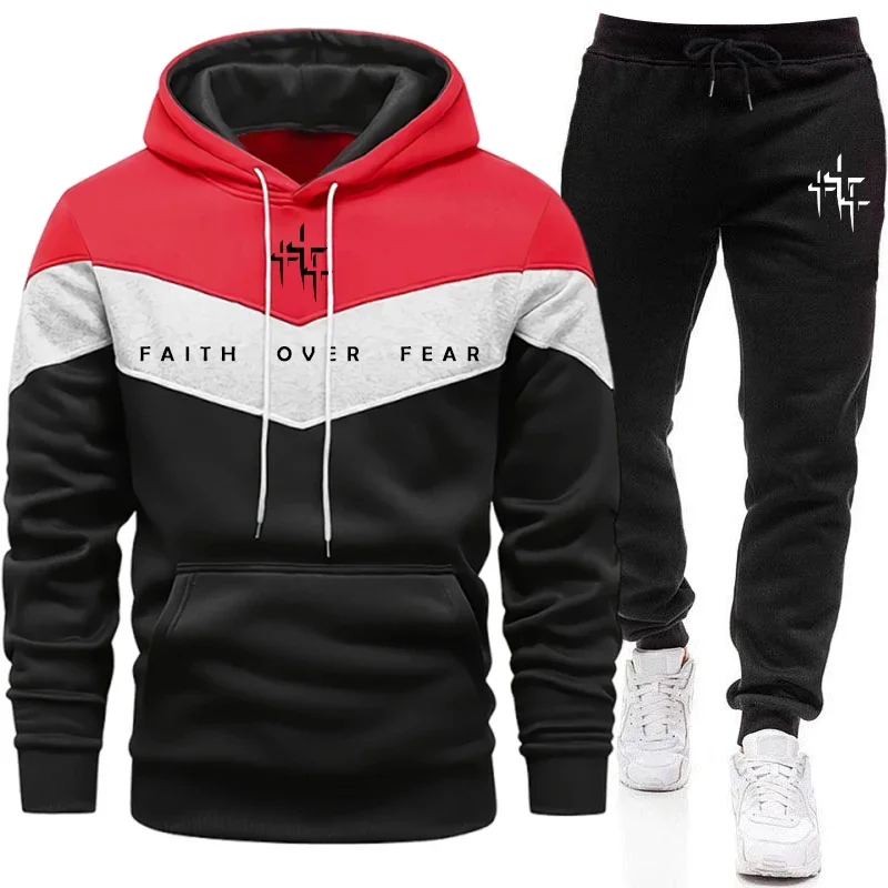Męski dres z kapturem i spodni – Men'S Fashion Hoodies recenzja i cena