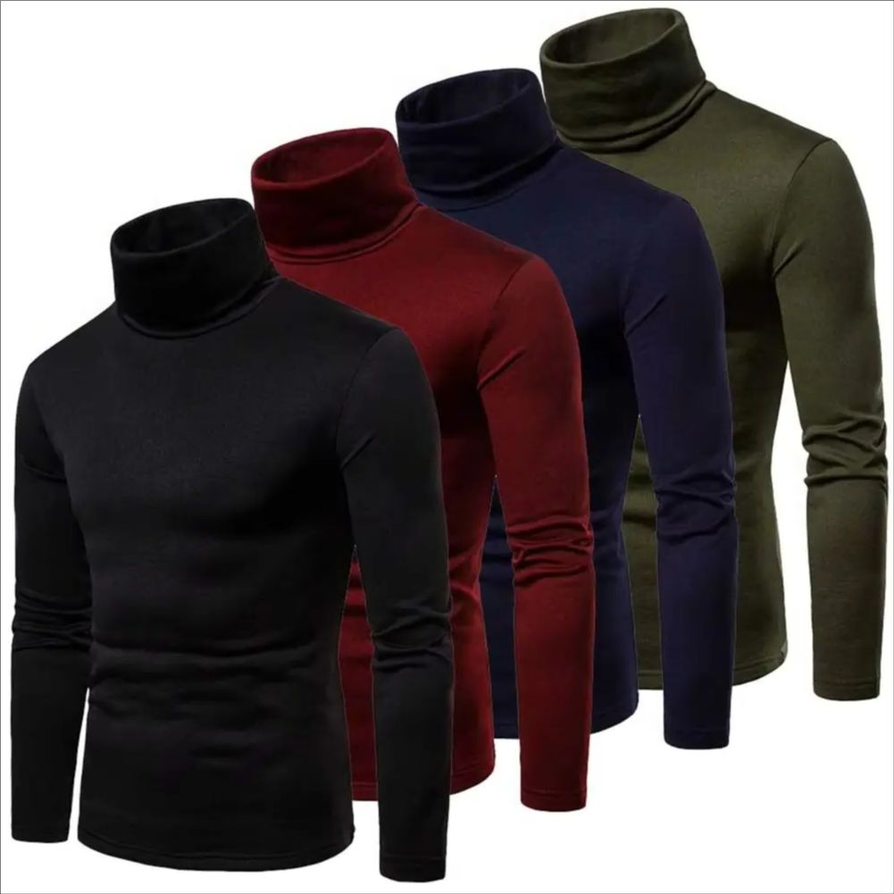 Męskie swetry z golfem na zimę – Turtleneck Sweater Men recenzja i cena