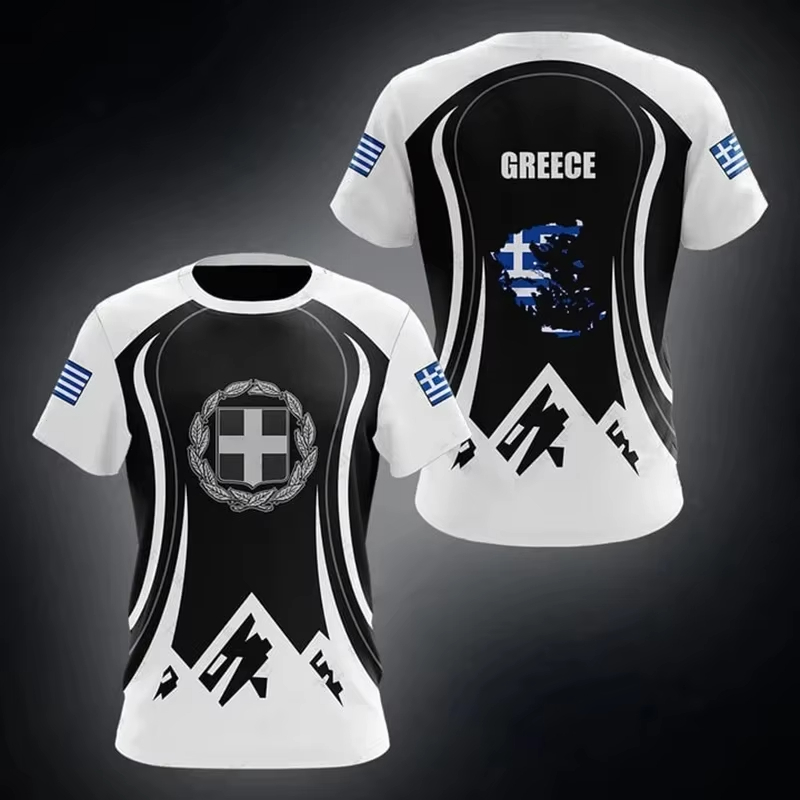 Grecja Flaga Mapa 3d Nadrukowa – Men'S Fashion Greece recenzja i cena