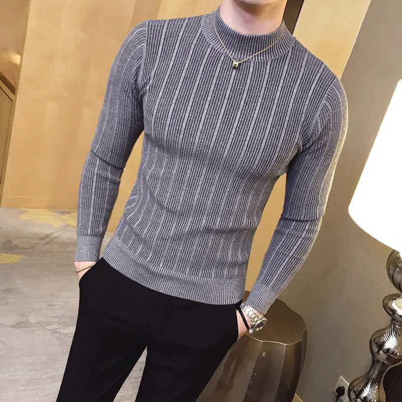 Nowy jesienno-zimowy sweter w  – Turtleneck Sweater Men recenzja i cena