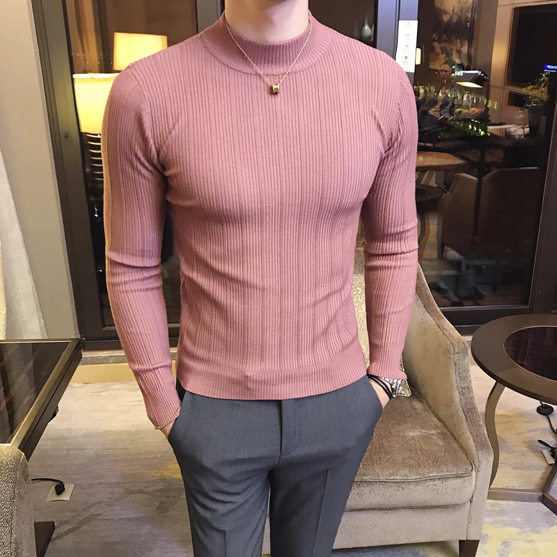 Nowy jesienno-zimowy sweter w  – Turtleneck Sweater Men recenzja i cena