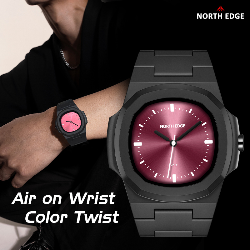 Zegarek NORTH EDGE dla mężczyz – Fashion Mens Watches recenzja i cena