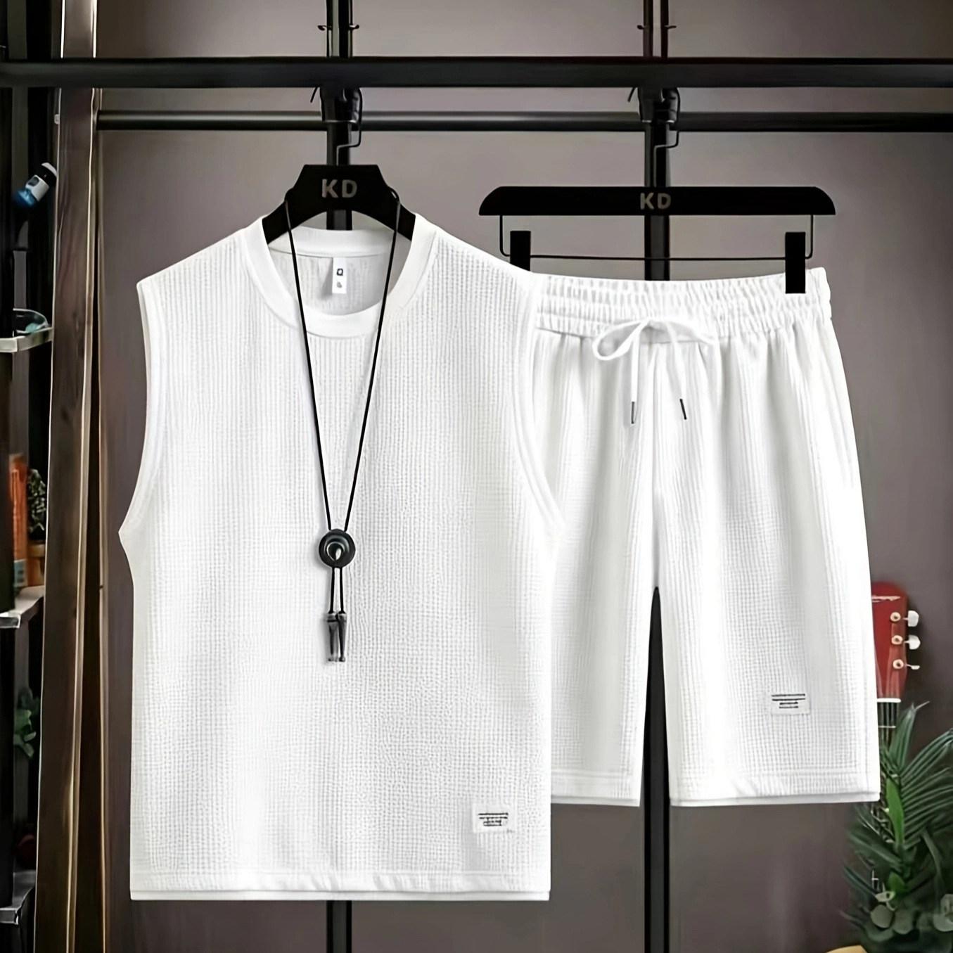 Letnie męskie komplety kamizel – Mens Fashion Vest recenzja i cena
