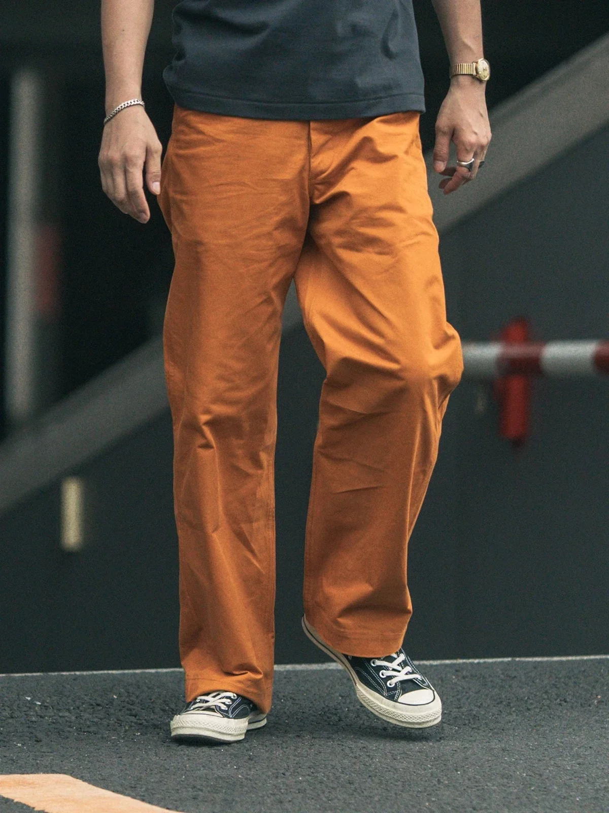 Spodnie Chino Oficerskie Brons – Chino Pants Men recenzja i cena