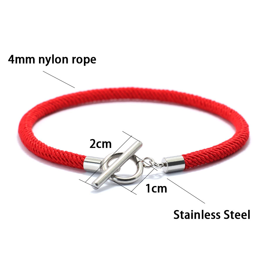 Moda Lucky Red Thread Bransole – Milan Men'S Fashion recenzja i cena