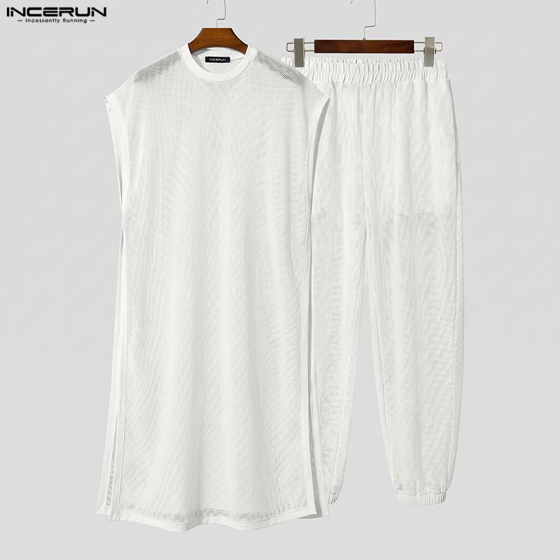 INCERUN Męskie Komplety Siatec – Mens Fashion Vest recenzja i cena