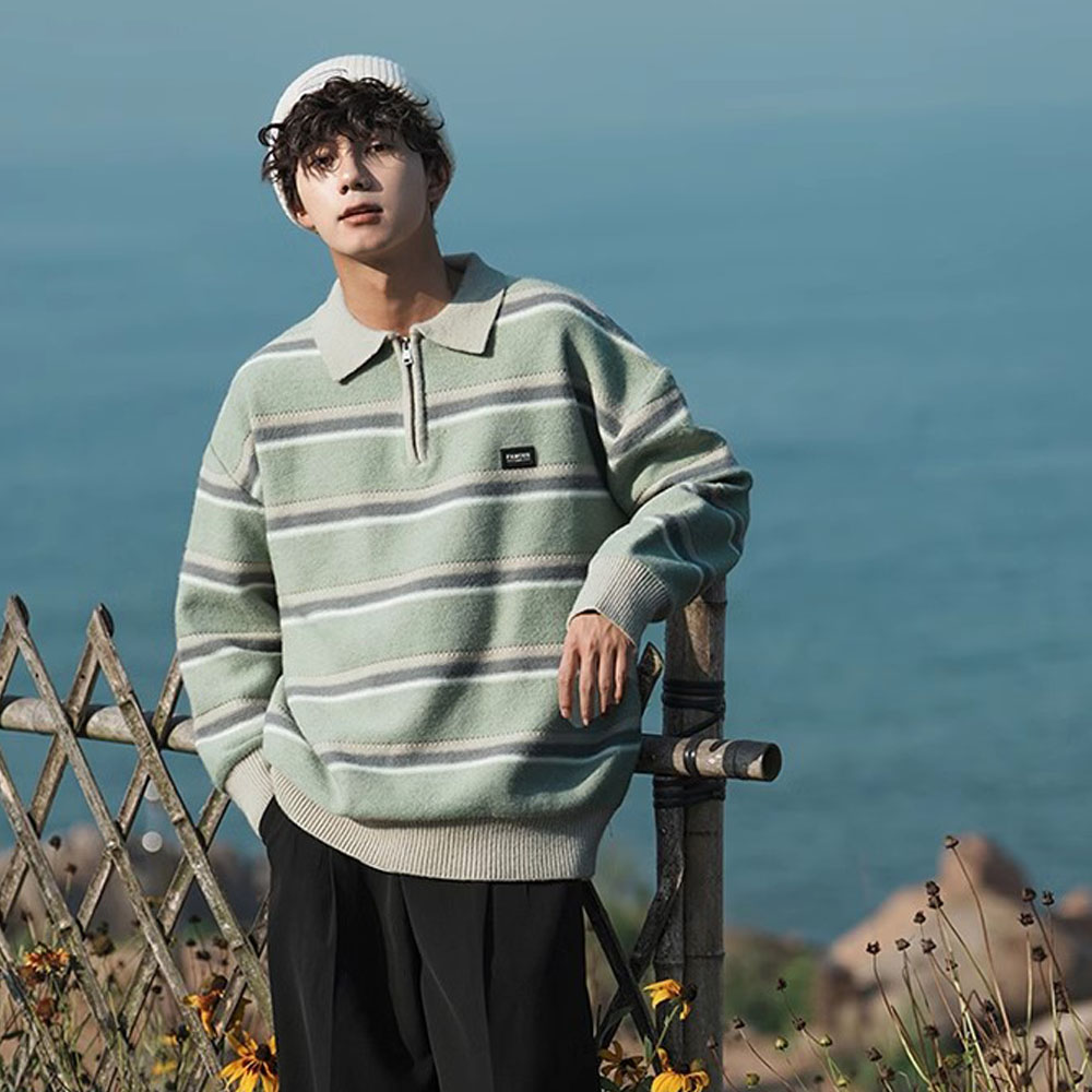 Japonia męska Y2K dzianina cie – Turtleneck Sweater Men recenzja i cena