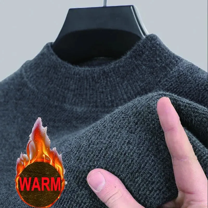 Męski sweter dzianinowy Nowy J – Turtleneck Sweater Men recenzja i cena