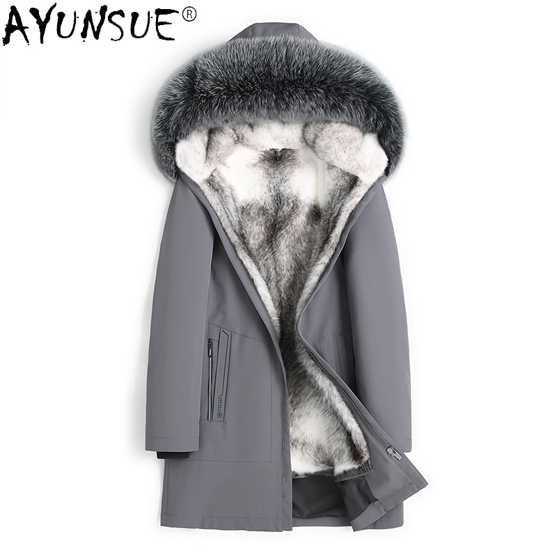 AYUNSUE Modna Zimowa Kurtka Mę – Men'S Fashion Zipper Jacket recenzja i cena