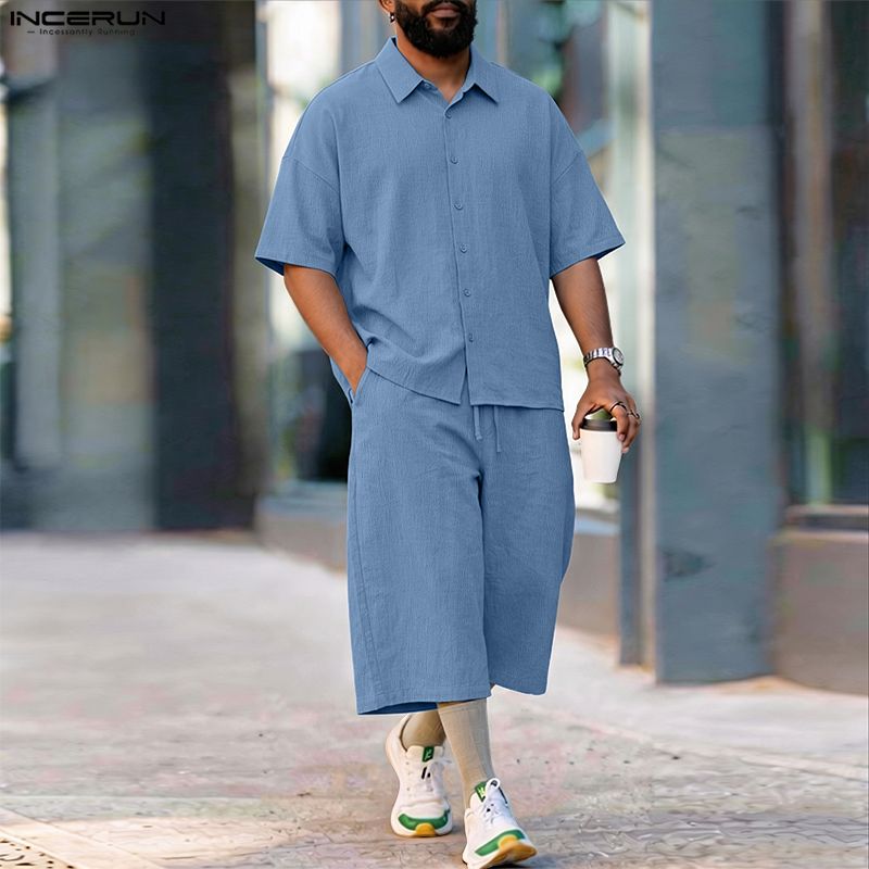 INCERUN Męskie Komplety Jednol – Men'S Fashion For Summer 2026 recenzja i cena