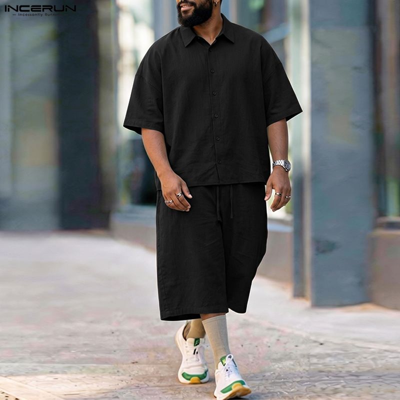INCERUN Męskie Komplety Jednol – Men'S Fashion For Summer 2026 recenzja i cena