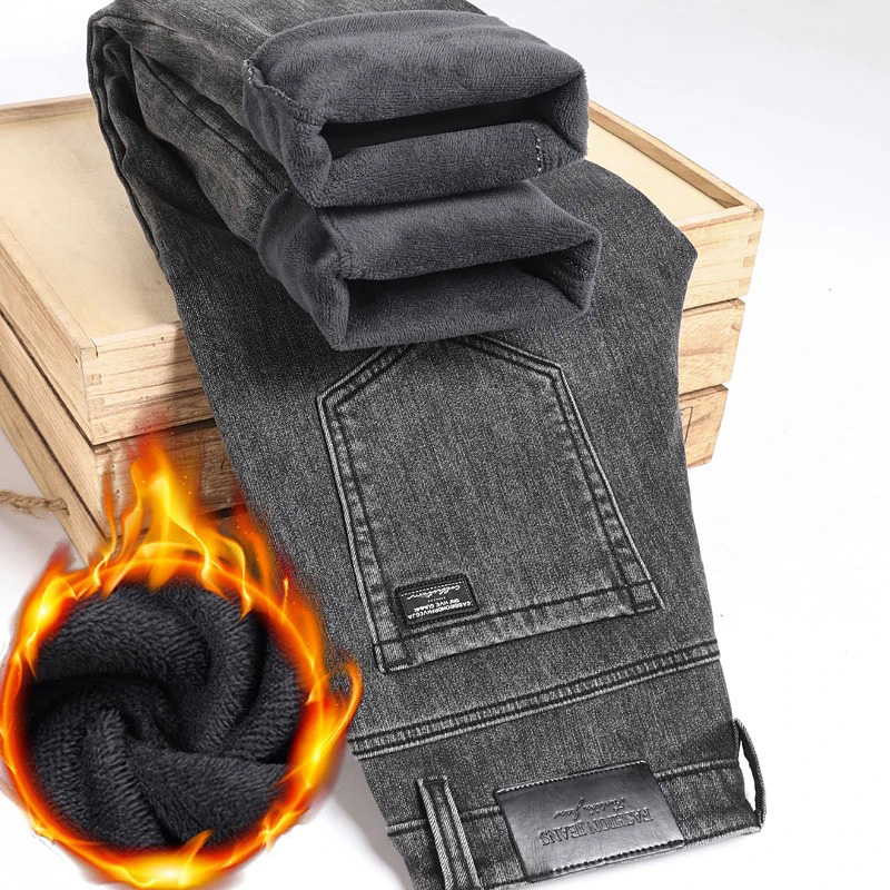 Zimowe ciepłe jeansy męskie, d – Men'S Fashion Nova Jeans recenzja i cena