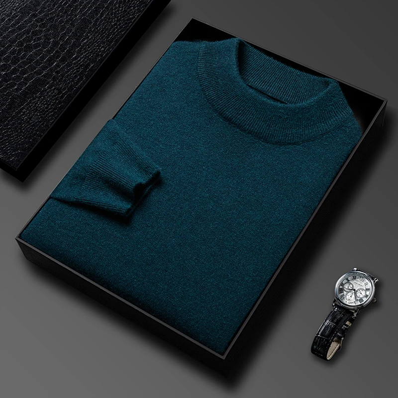 Półgolf Sweter Dzianinowy Nowa – Turtleneck Sweater Men recenzja i cena