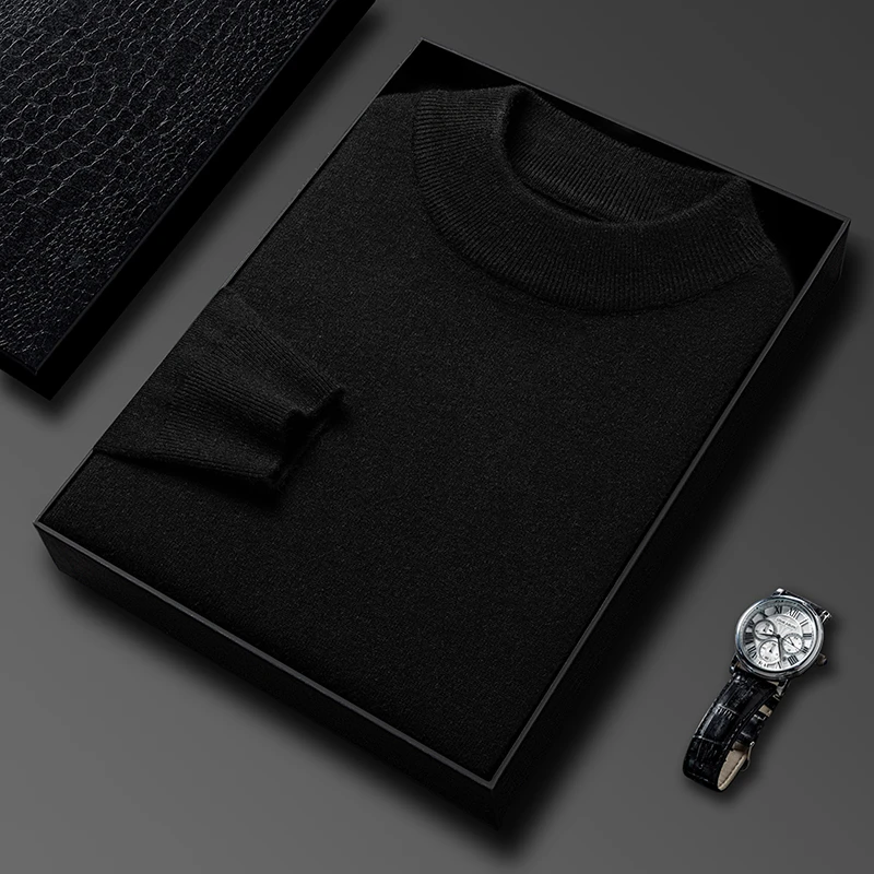 Półgolf Sweter Dzianinowy Nowa – Turtleneck Sweater Men recenzja i cena