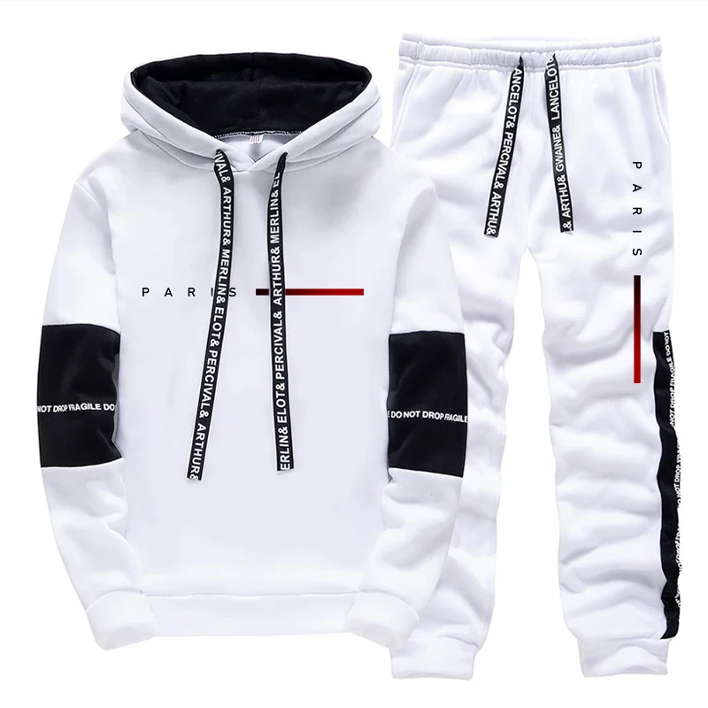 Męski zestaw streetwearowy Par – Men'S Fashion Hoodies recenzja i cena