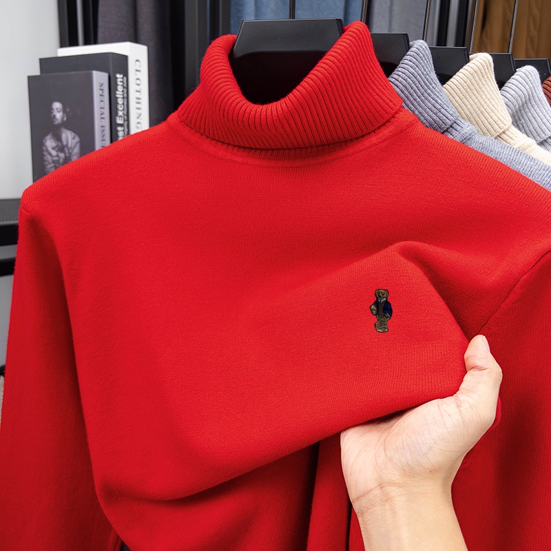 Luksusowa męska dzianina z dłu – Turtleneck Sweater Men recenzja i cena