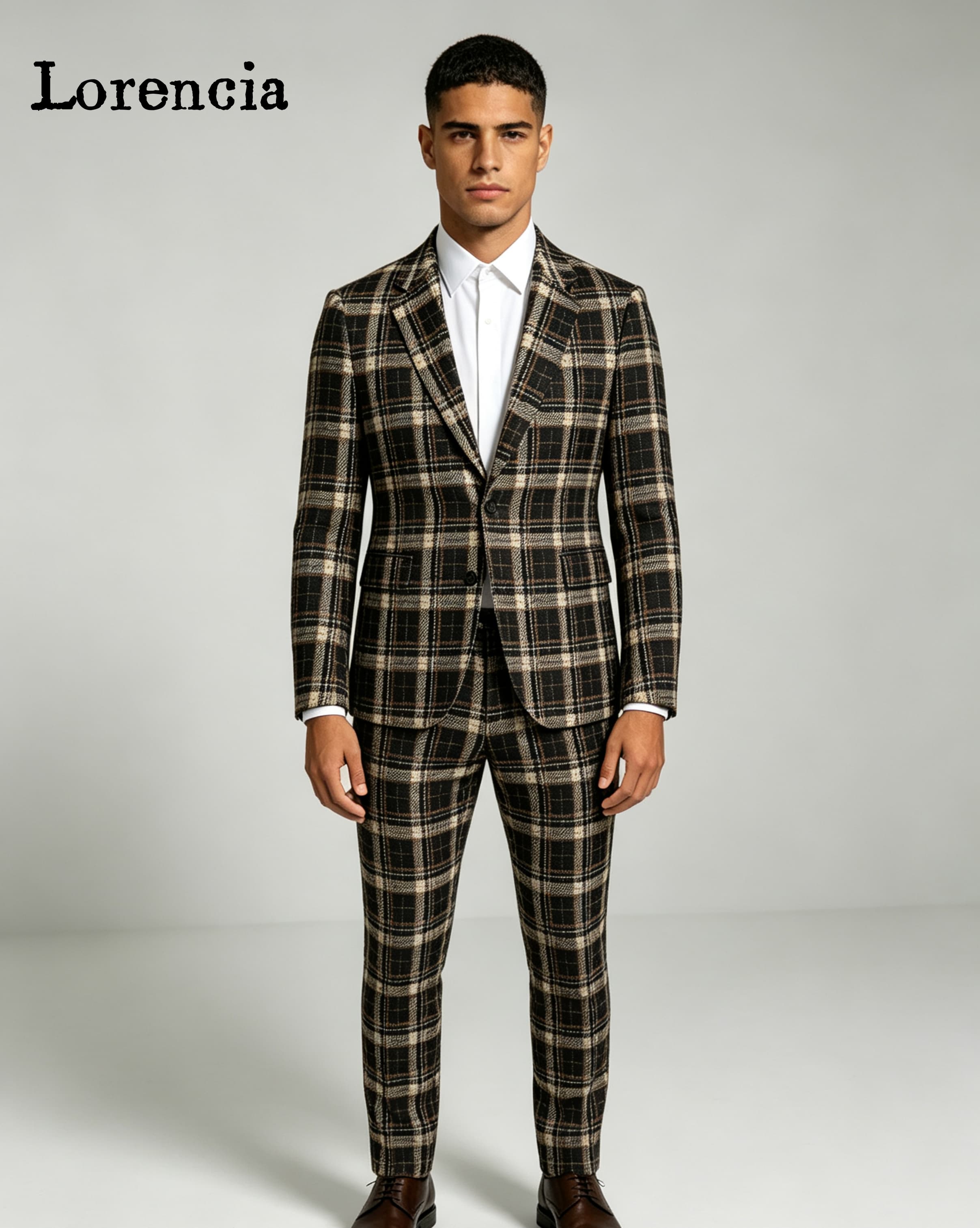 Męskie garnitury w kratę z kla – Mens Fashion Trajes recenzja i cena