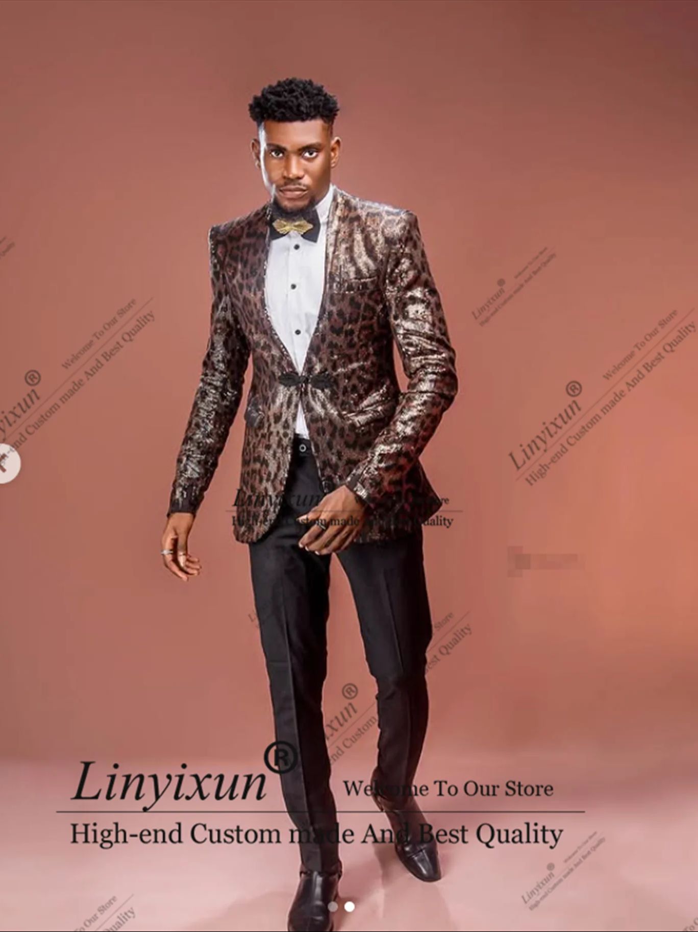 Modne cekinowe garnitury męski – Mens Fashion Trajes recenzja i cena