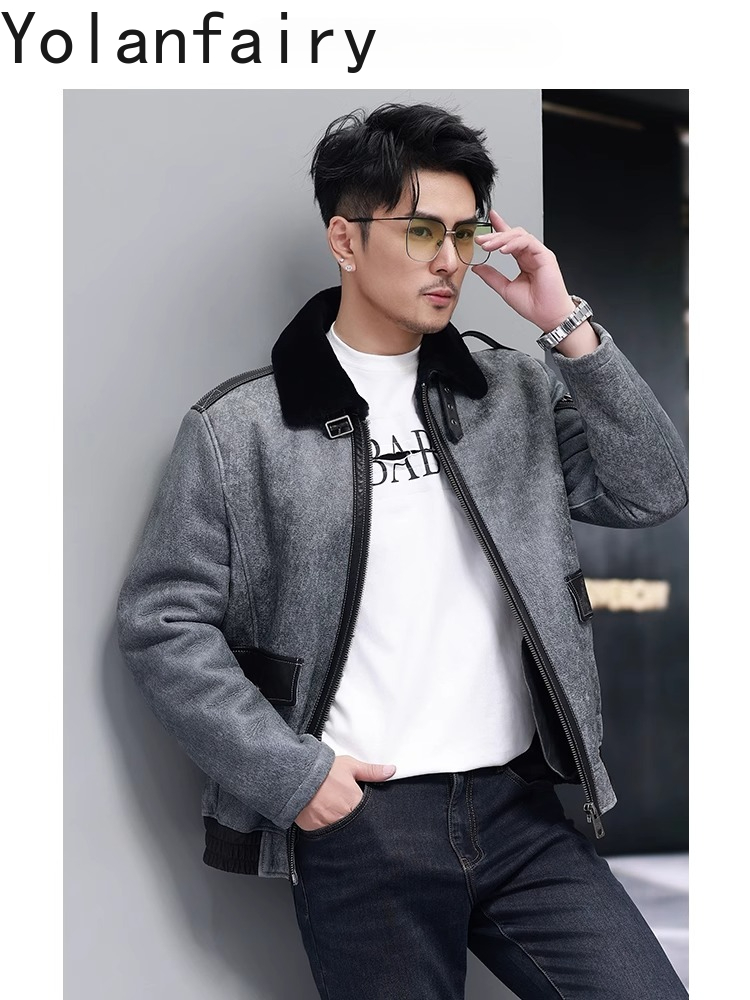 YOLANFAIRY Krótki Naturalny Fu – Men'S Fashion Zipper Jacket recenzja i cena