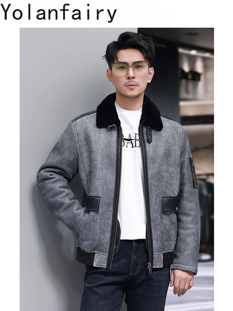 YOLANFAIRY Krótki Naturalny Fu – Men'S Fashion Zipper Jacket recenzja i cena