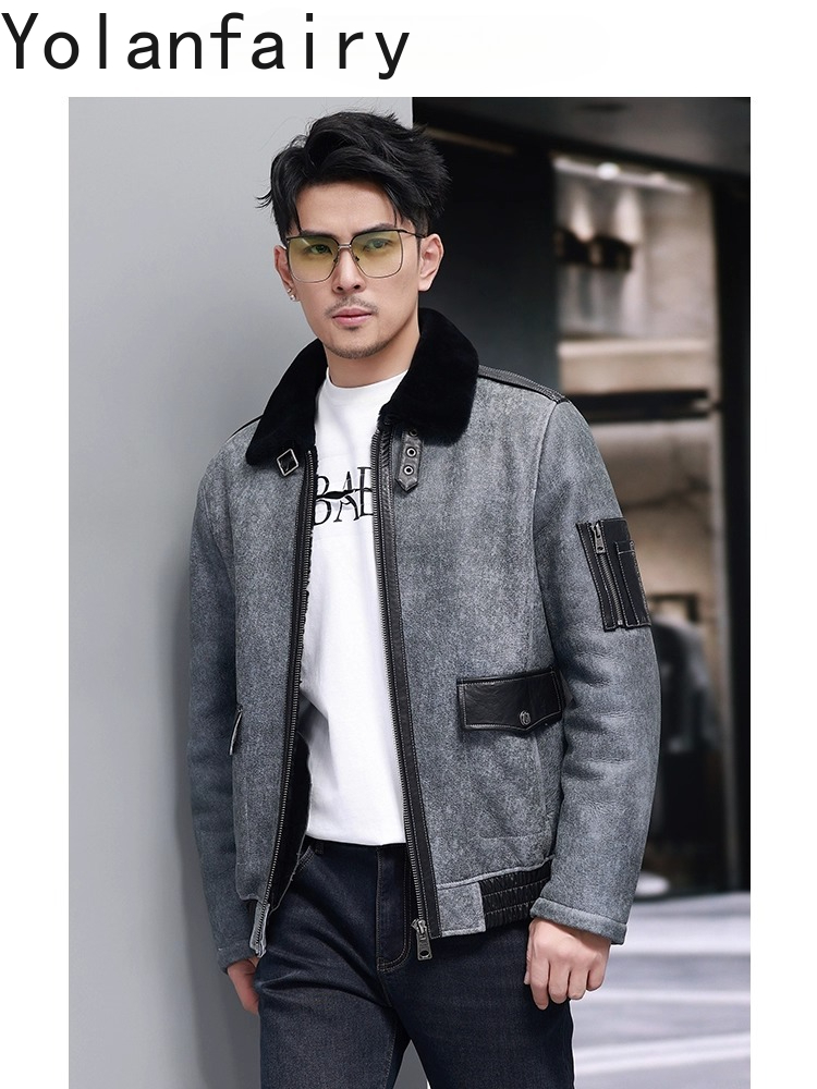 YOLANFAIRY Krótki Naturalny Fu – Men'S Fashion Zipper Jacket recenzja i cena