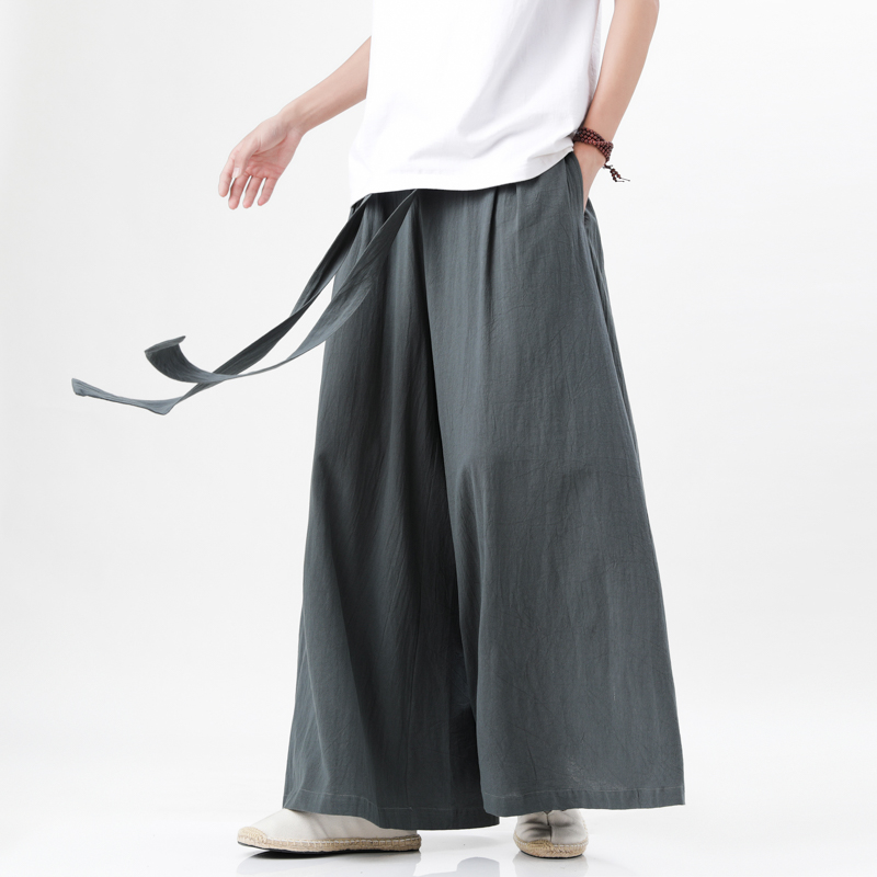 2023 Chiński styl Harajuku Lni – Chino Pants Men recenzja i cena